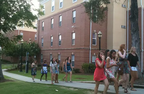 Georgia University Outside Dorm